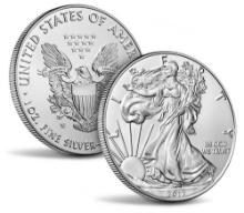 2017 American Silver Eagle.999 Fine Silver Dollar Coin