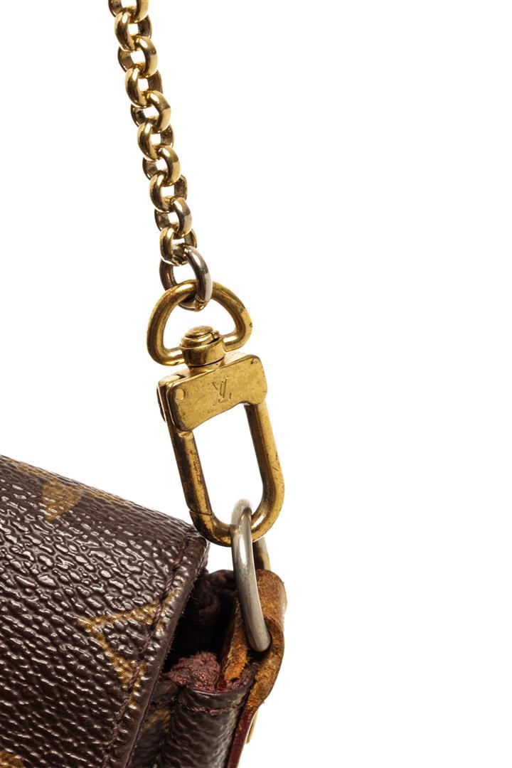 Louis Vuitton Favorite Brown Monogram Canvas MM Crossbody Bag