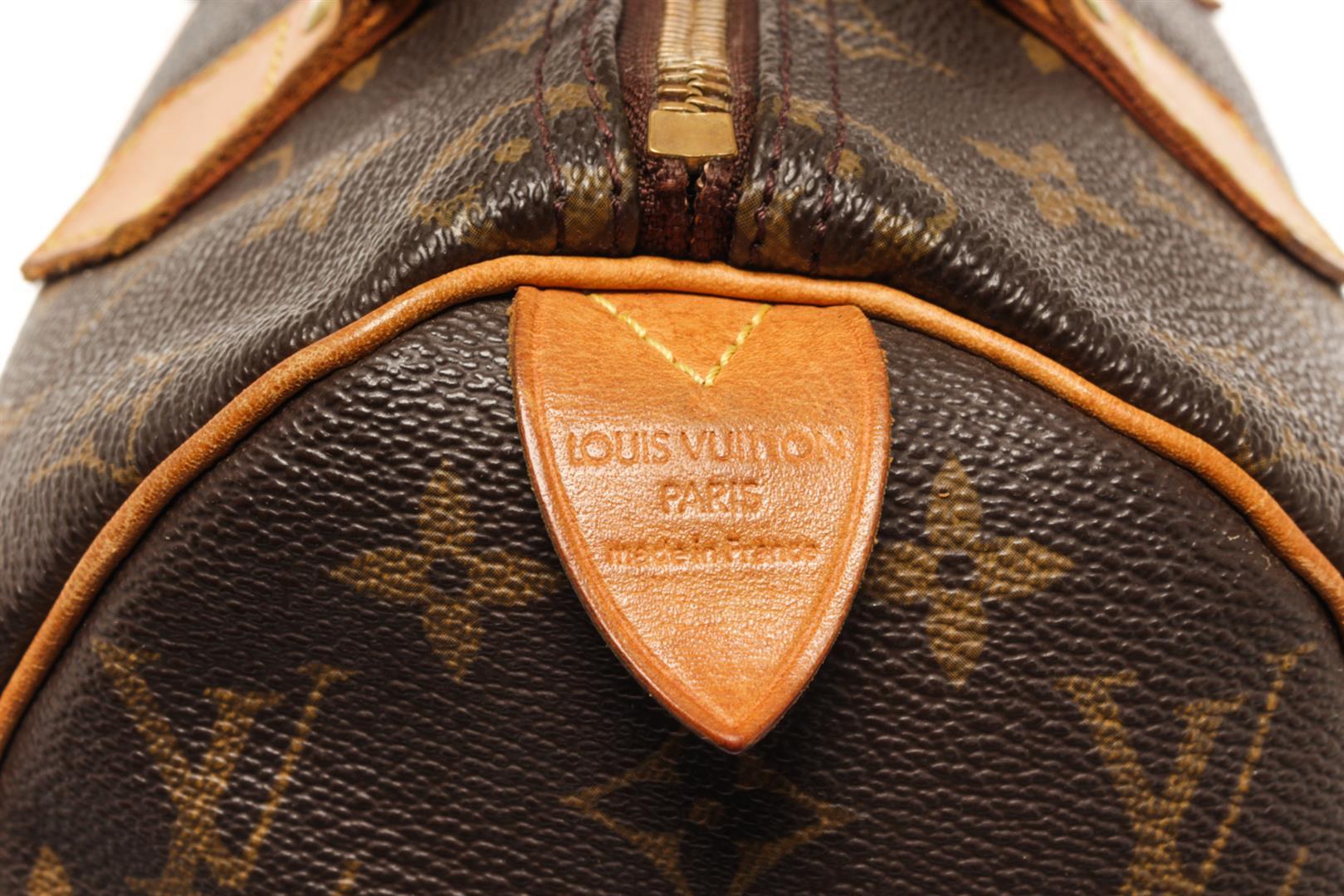 Louis Vuitton Brown Monogram Speedy 25 Satchel Bag