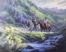 Heading Up River by Richard Ho, orig.