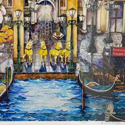 4 Horses of St. Marks Venice by Pergola Linnea