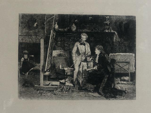Interior of a Studio by Munkacay