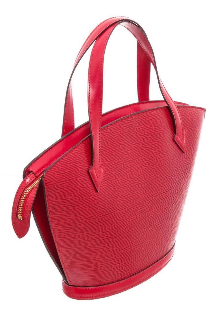 Louis Vuitton Red St. Jacques Tote Bag