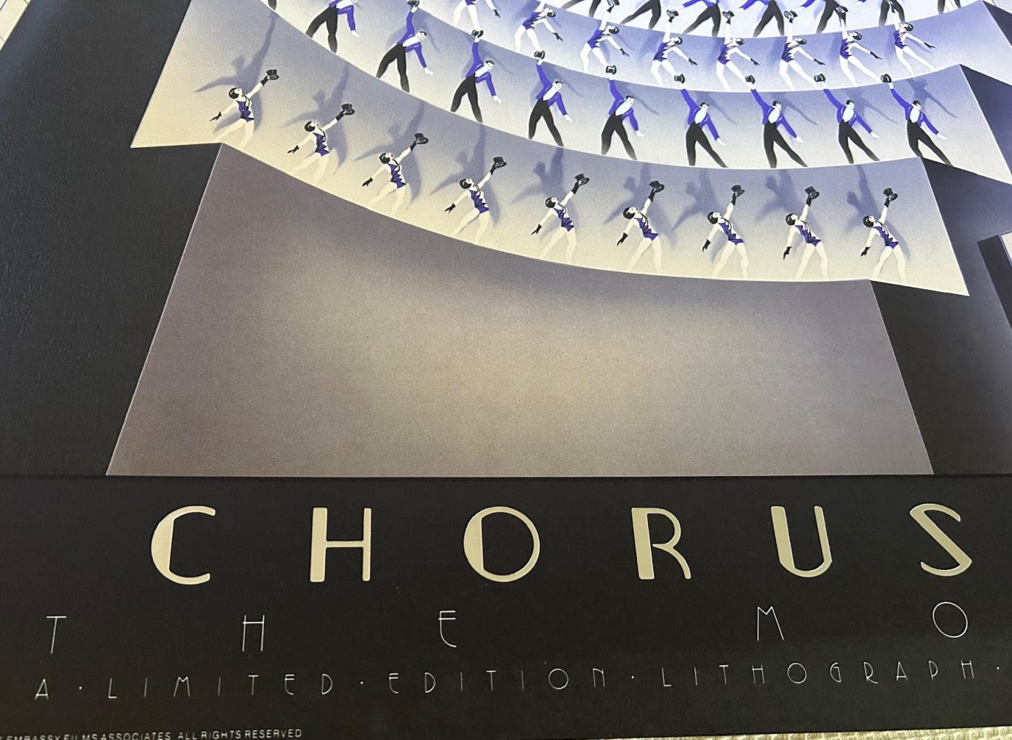 A Chorus Line poster by Robert Hoppe