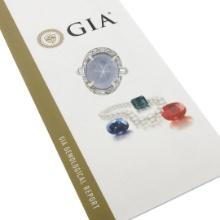Antique Platinum GIA Ceylon NO HEAT Cabochon Blue Star Sapphire & Diamond Ring