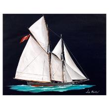 Canadian Yacht Schooner by Blokhin Original