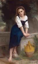 William Bouguereau - Orphan by the Fountain (1883)