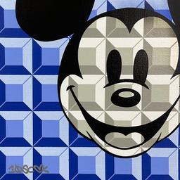 Blue 8-Bit Mickey by Loveless Tennessee