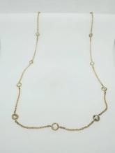 2.95 ctw "Diamonds by the Yard" Diamond Necklace - 18K Yellow Gold