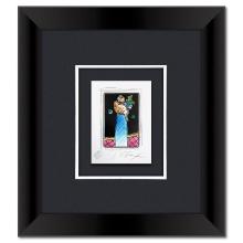 Woman with Flowers by Peter Max