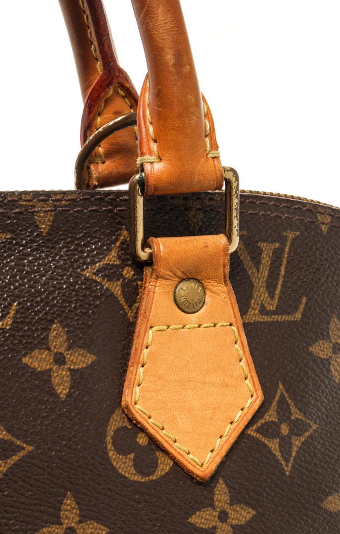 Louis Vuitton Brown Monogram Canvas and Leather Alma PM Bag