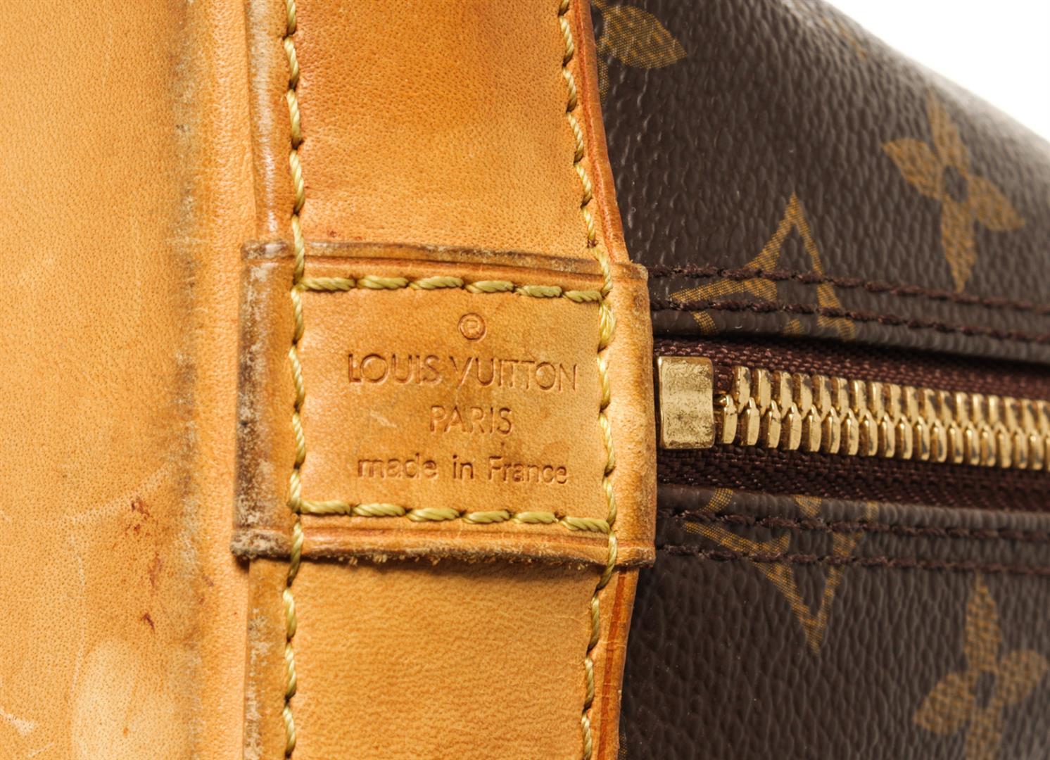 Louis Vuitton Brown Monogram Canvas and Leather Alma PM Bag