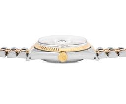 Rolex Mens Two Tone Yellow Gold And Steel 36MM Champagne Index Datejust With Rol