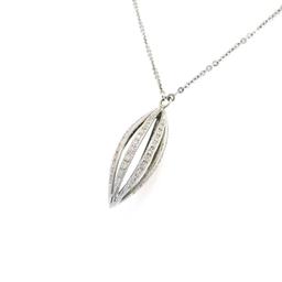18K WG Eichhorn Diamond Pendant and Chain