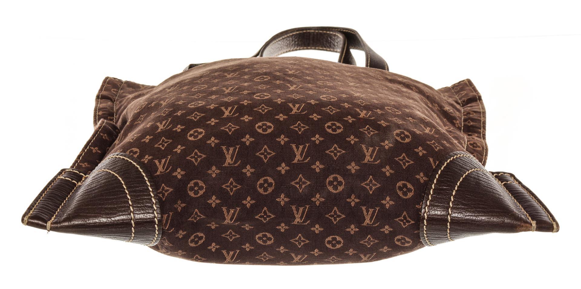Louis Vuitton Brown Canvas Tanger Tote Bag