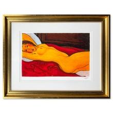 Nudo Sdraiato Con Le Mani Dietro La Testa by Modigliani (1884-1920)
