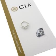 Verragio 18k White Gold 1.43 ctw GIA Round Brilliant Cut Diamond Engagement Ring