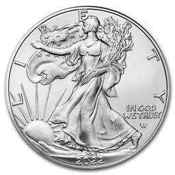 2022 American Silver Eagle.999 Fine Silver Dollar Coin