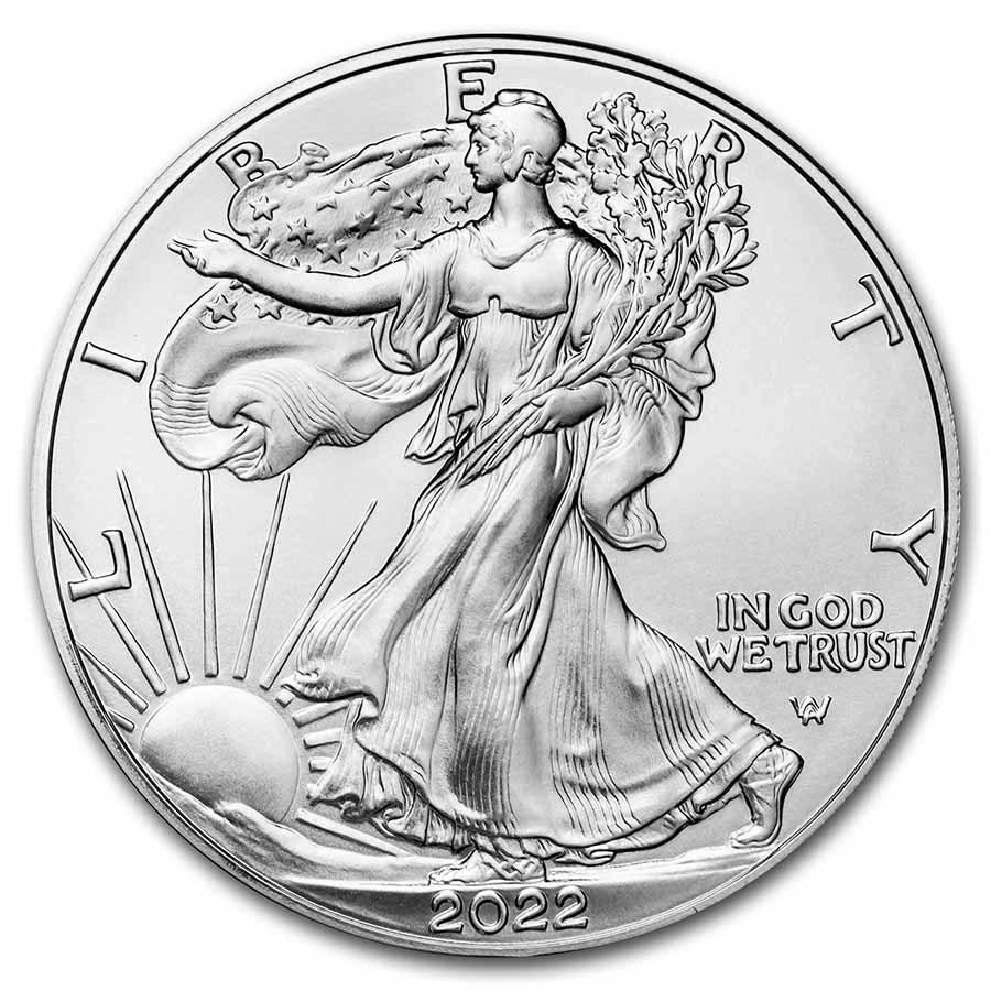 2022 American Silver Eagle.999 Fine Silver Dollar Coin