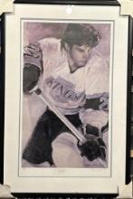 Luc Robitaille NFL Rookie by Stephen Holland