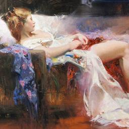 Sweet Repose by Pino (1939-2010)