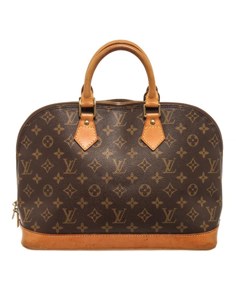 Louis Vuitton Brown Monogram Canvas Alma PM Handbag