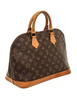 Louis Vuitton Brown Monogram Canvas Alma PM Handbag