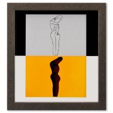 Amor - II (A B) de la serie Graphismes 3 by Vasarely (1908-1997)