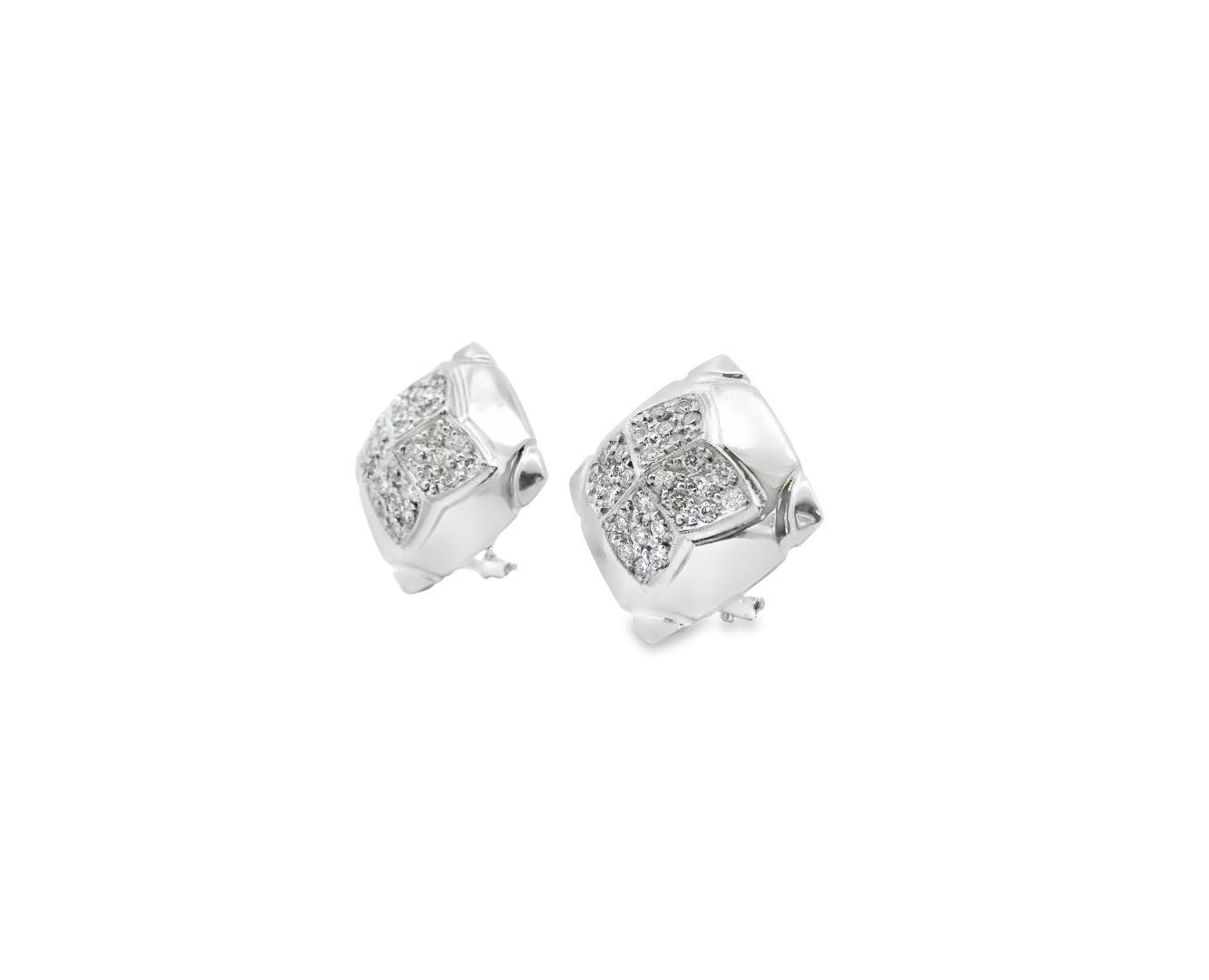 18kt WG Diamond Earrings