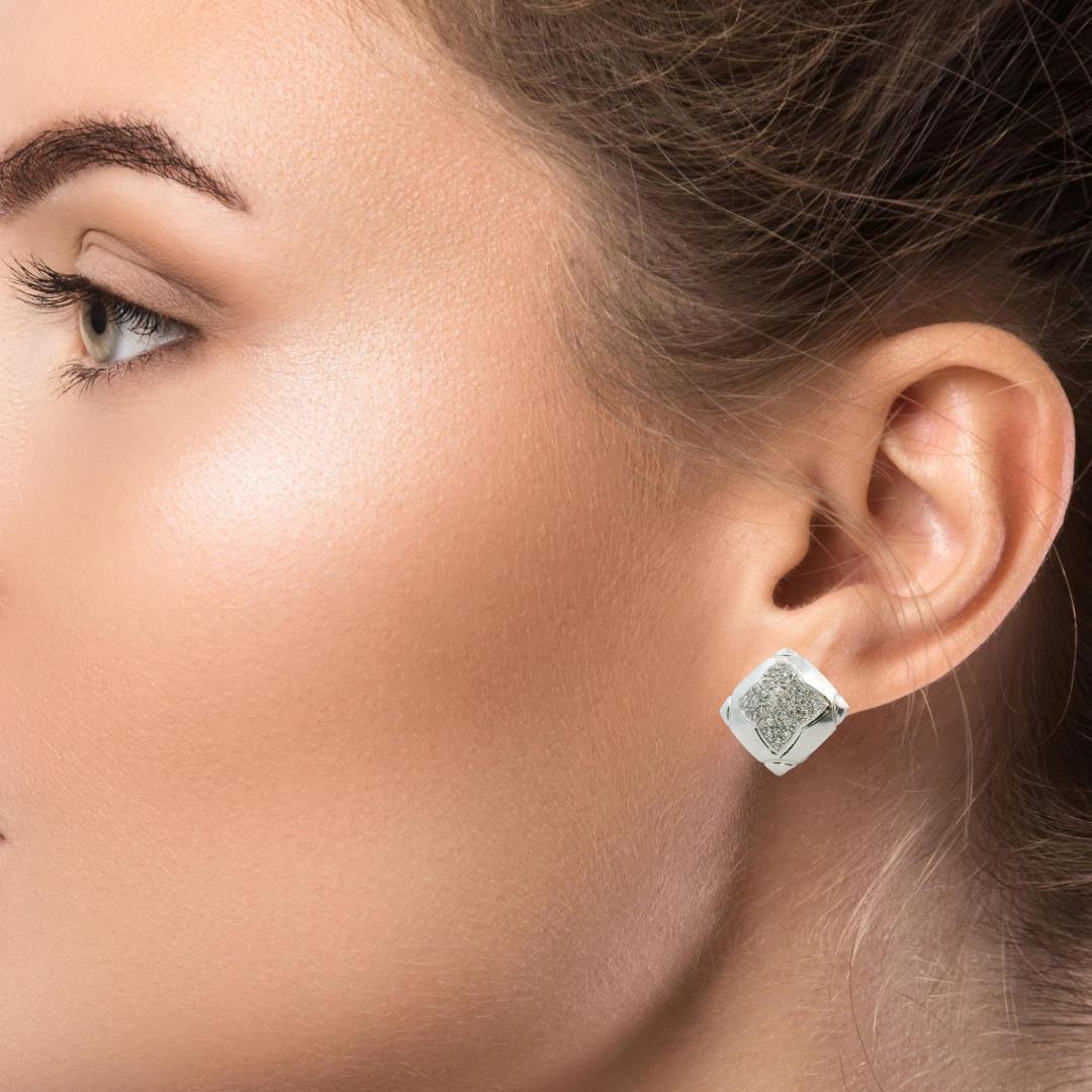 18kt WG Diamond Earrings