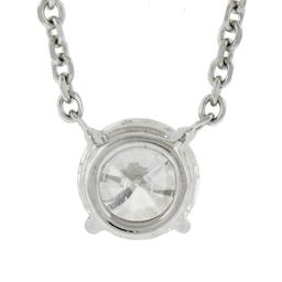 New 14K Gold.62 ctw Round Brilliant Diamond Solitaire Pendant w/ Adjustable Chai