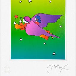The Highest Mountain Detail by Peter Max