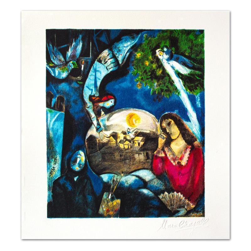 Autour Delle by Chagall (1887-1985)