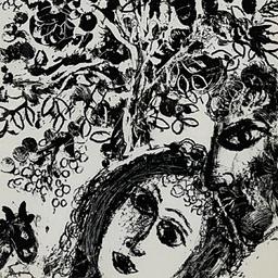 Le Couple Devant L'arbre by Chagall (1887-1985)