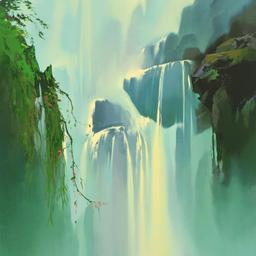Misty Falls by Leung, Thomas