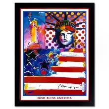 9-11 God Bless America II by Peter Max