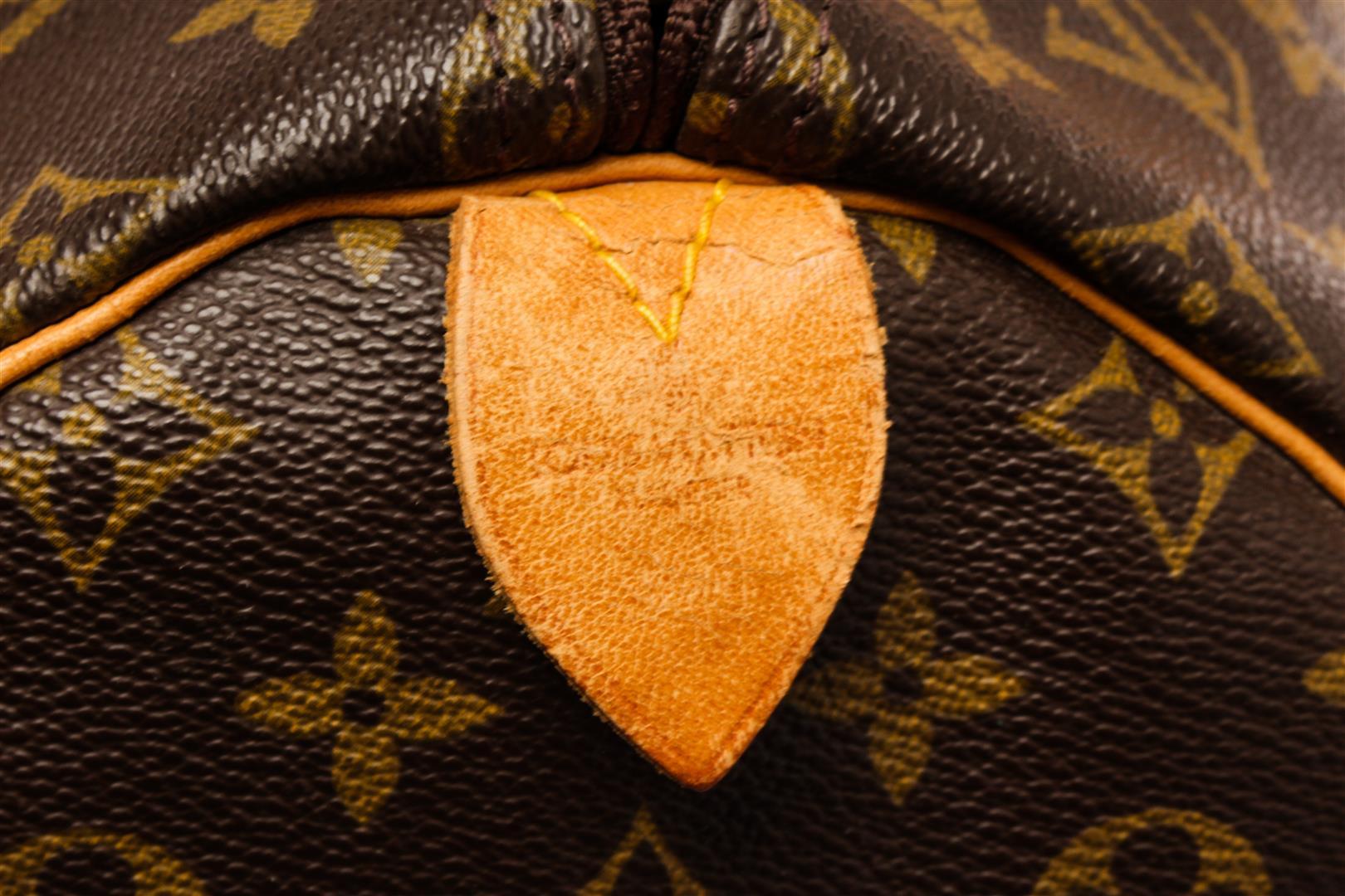 Louis Vuitton Brown Monogram Canvas Keepall 55 Travel Bag