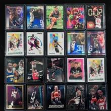 Assorted Set of Basketball Cards - '90s & 2000s Stars, Inserts & Foil Designs