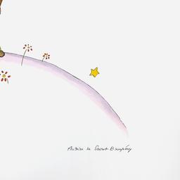 The Little Prince On His Planet by Antoine de Saint-Exupery (1900-1944)