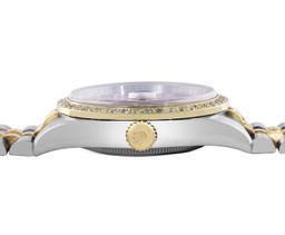 Rolex 36MM Factory Champagne Diamond Dial Datejust With Hidden Clasp Jubilee Ban