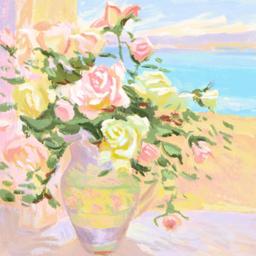 Seaside Roses by Kaiser S. Burkett