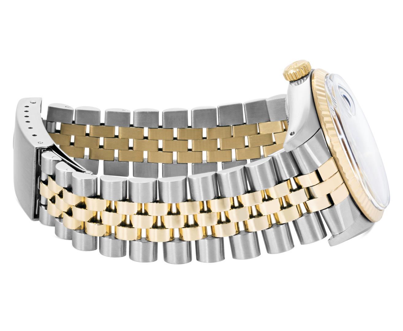 Rolex Mens 36MM Two Tone Datejust With Rolex Box