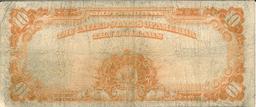 1922 $10 Gold Certificate Bank Note