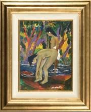 Two Bathing in a Stream by Manor Shadian