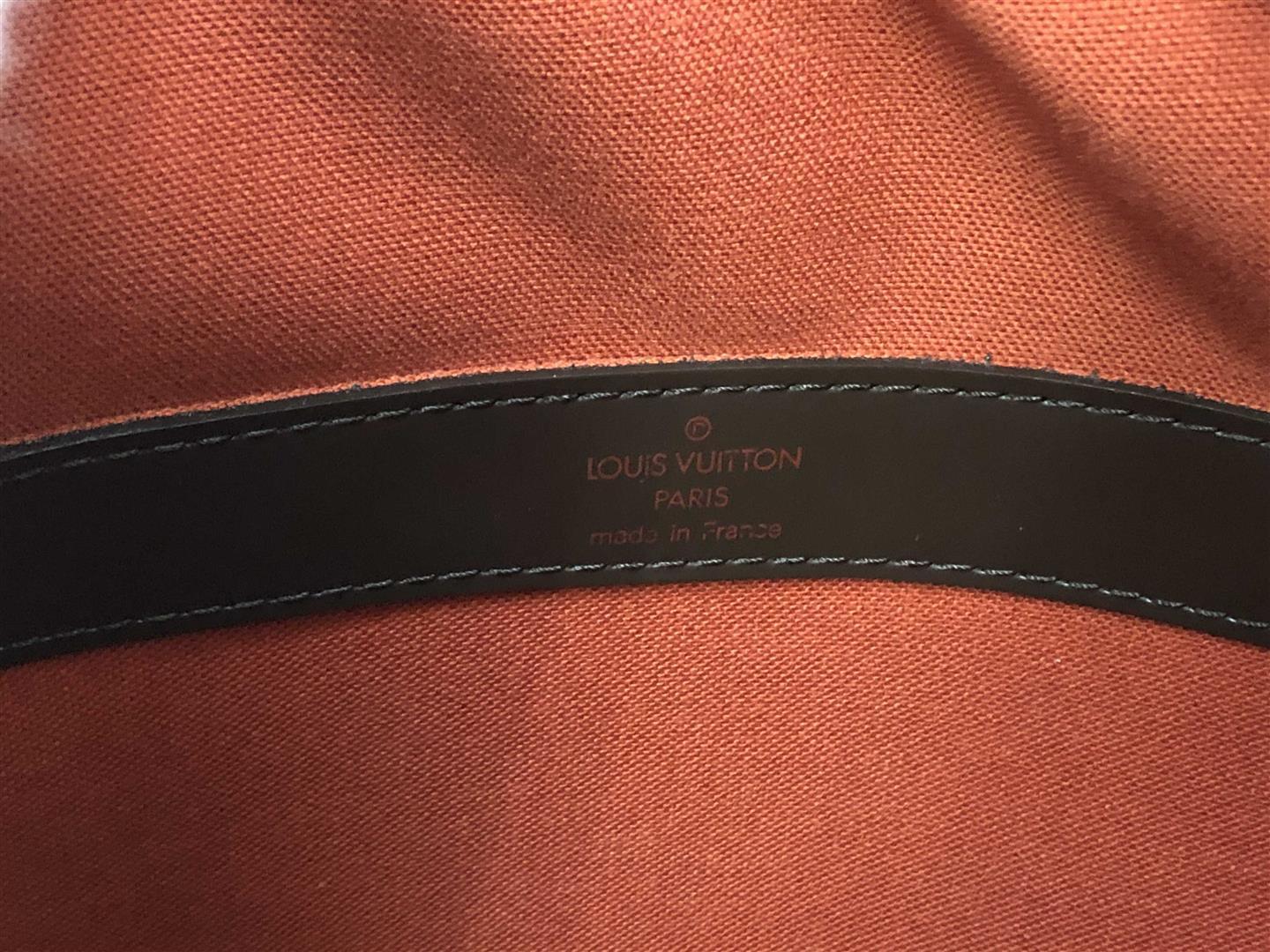 Louis Vuitton Damier Ebene Canvas Leather Naviglio Messenger Bag