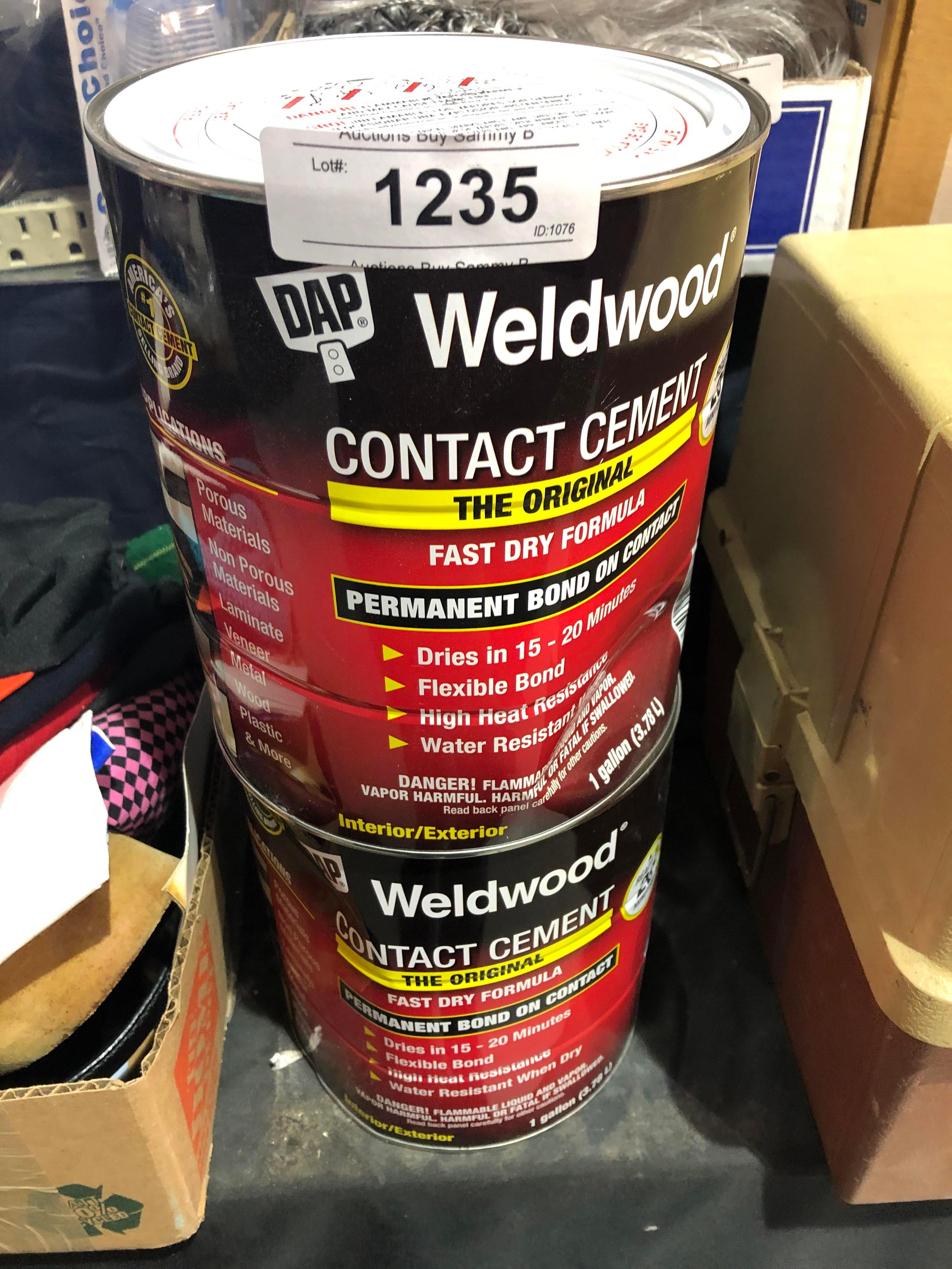 2 gallons of contact cement
