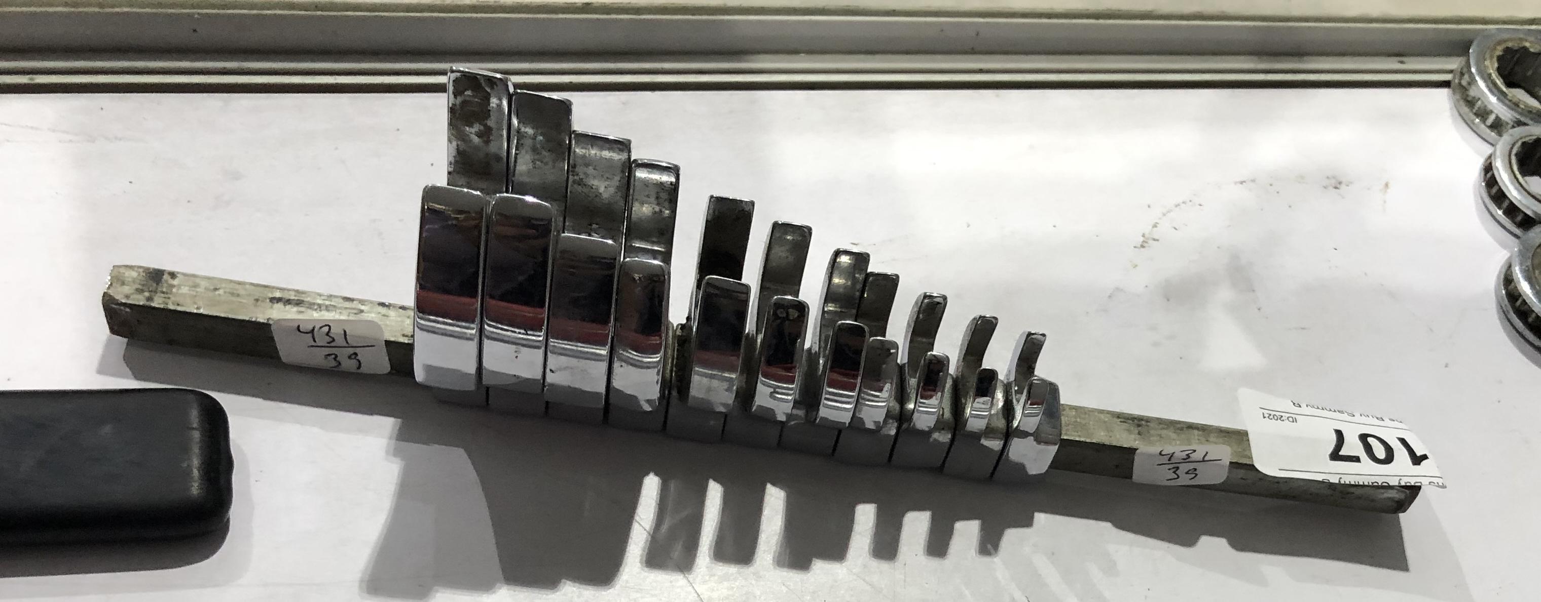 Snap-on 11 Box Wrench Head Set
