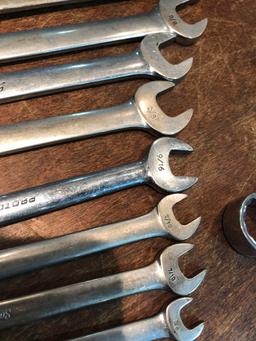 9 Snap-on Long Wrench Set   Plus One Proto