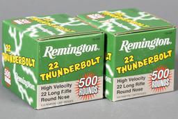 2 LG bxs Remington .22 lr Thunderbolt ammo