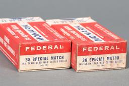 2 bxs Federal .38 spl A.M.U. ammo